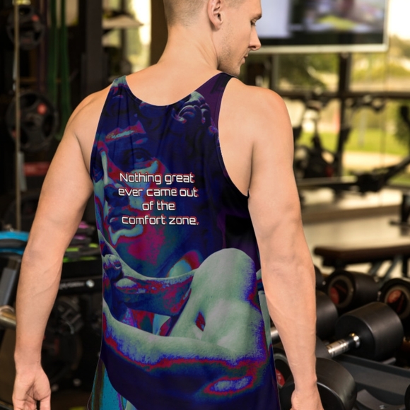 Mens BIABOVE Wicking Moisture tank Top (S) - Picture 3 of 6